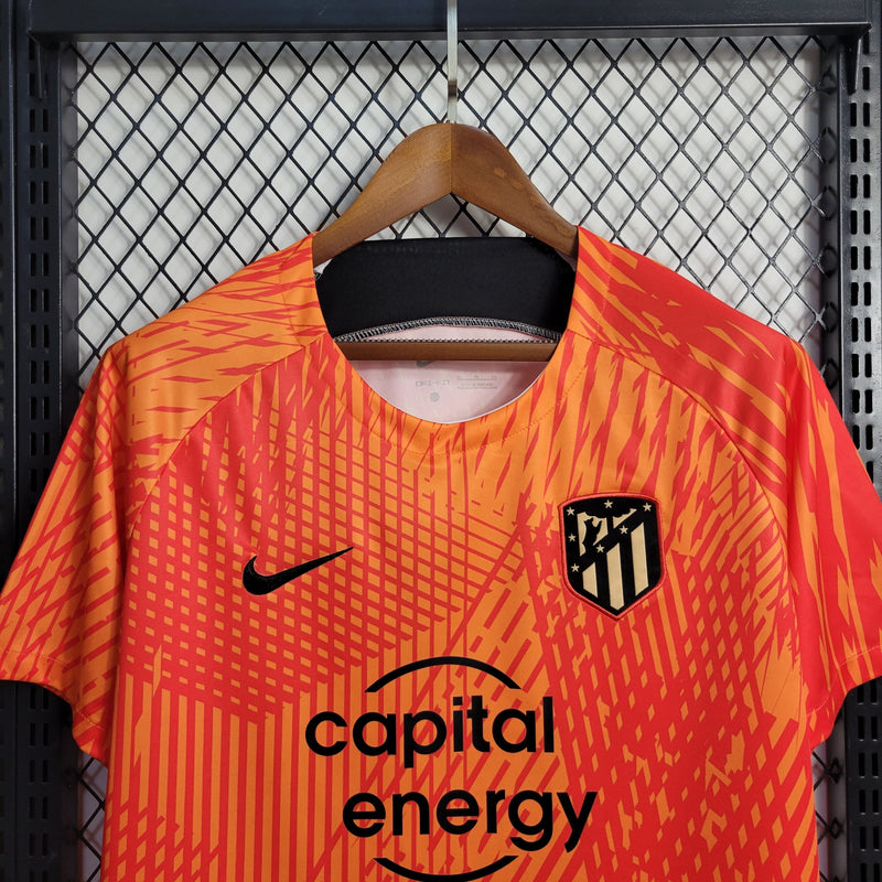 Camisa Pré-Jogo Atlético de Madrid 2022/23 - Laranja