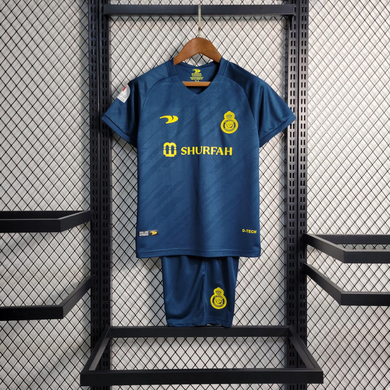 Uniforme Al Nassr Away 2022/23 Infantil