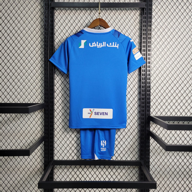 Uniforme Al Hilal Home 2023/24 Adidas  Infantil