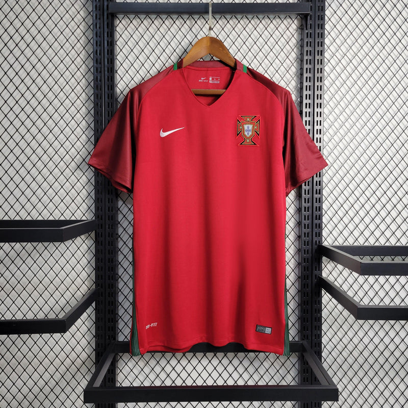 Camisa Portugal Retrô 2016 Torcedor Pro Masculina