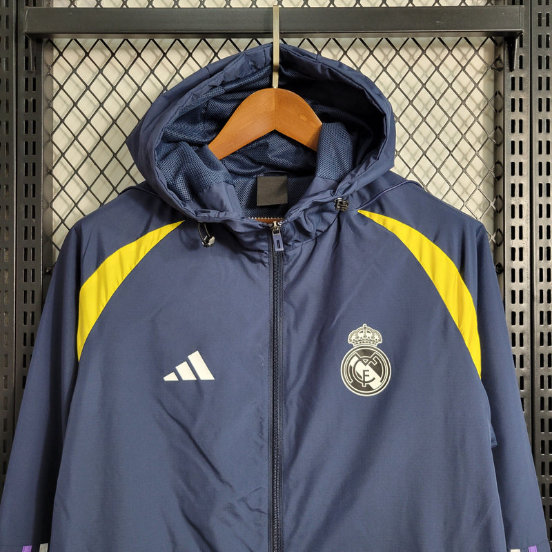 Jaqueta Real Madrid 23/24 Azul Marinho