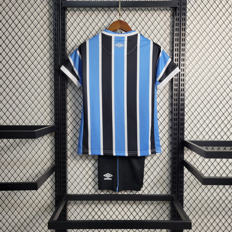 Uniforme Grêmio Home (1) 2023/24 Umbro Infantil