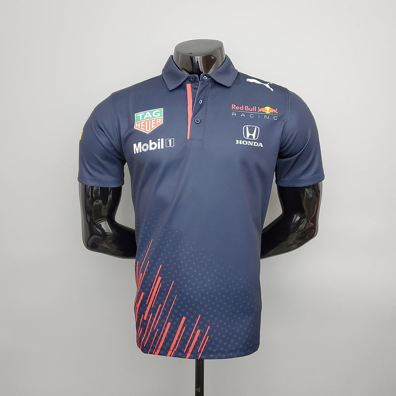 CAMISETA RED BULL RACING HONDA RBR - PÓLO - AZUL 2 - FÓRMULA 1 - F1