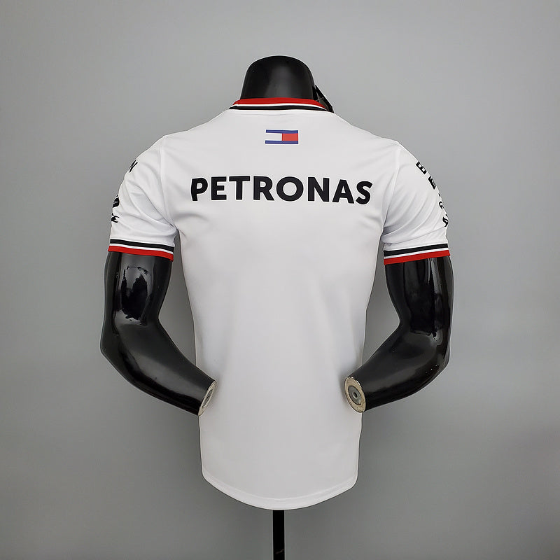 CAMISETA MERCEDES AMG PETRONAS - BRANCA - FÓRMULA 1 - F1