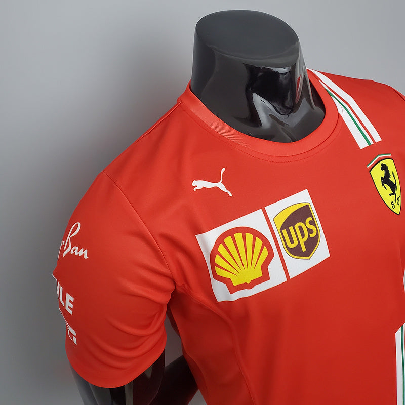 CAMISETA SCUDERIA FERRARI - VERMELHA - FÓRMULA 1 - F1