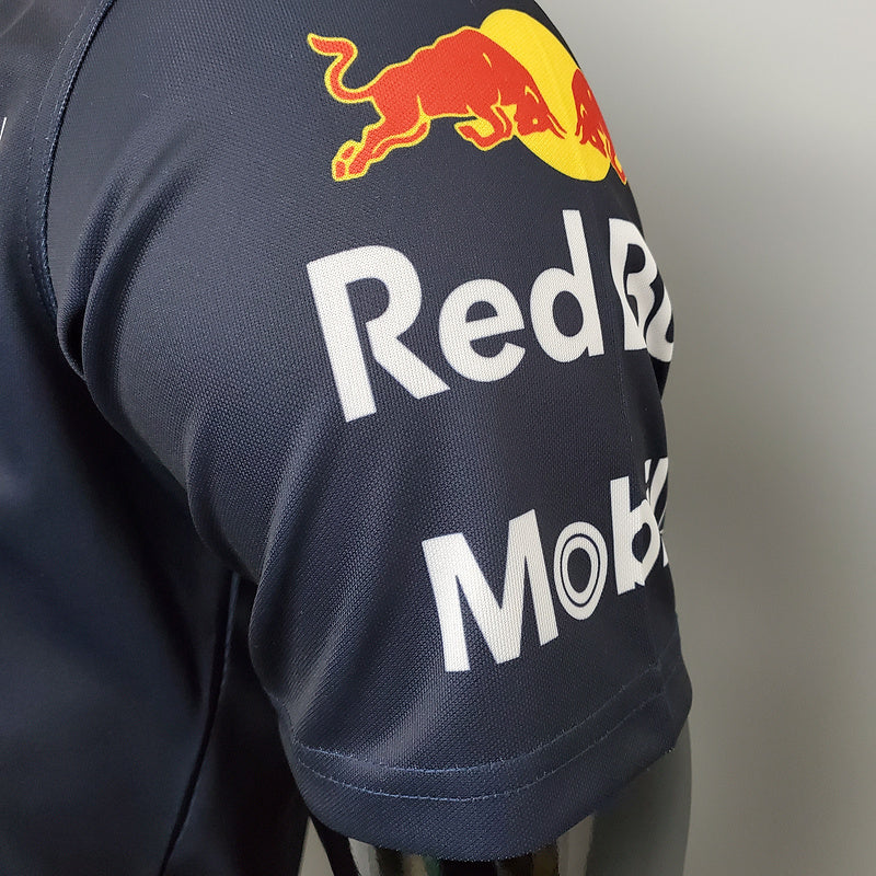 CAMISETA RED BULL RACING HONDA RBR - PÓLO - AZUL - FÓRMULA 1 - F1