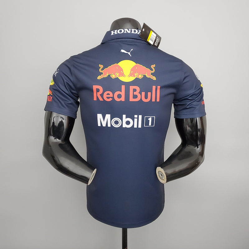 CAMISETA RED BULL RACING HONDA RBR - PÓLO - AZUL 2 - FÓRMULA 1 - F1