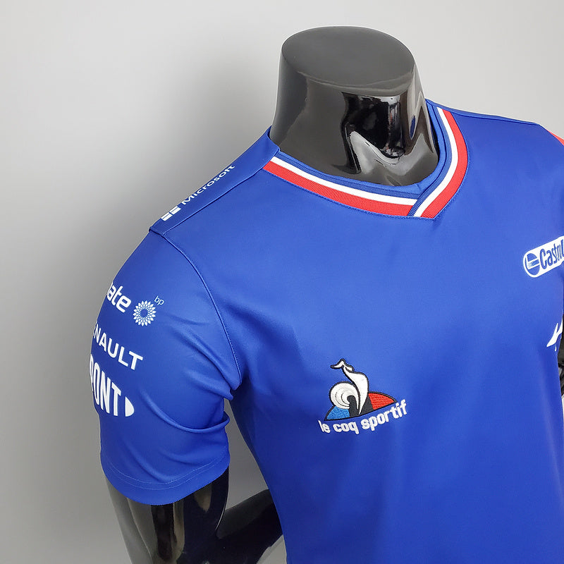 CAMISETA ALPINE TEAM - OCON - AZUL - FÓRMULA 1 - F1