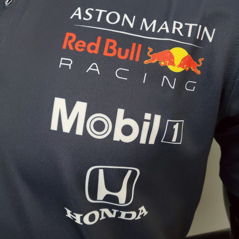 CAMISETA RED BULL RACING HONDA RBR - PÓLO - AZUL - FÓRMULA 1 - F1