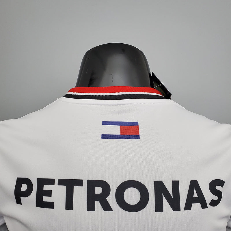 CAMISETA MERCEDES AMG PETRONAS - BRANCA - FÓRMULA 1 - F1