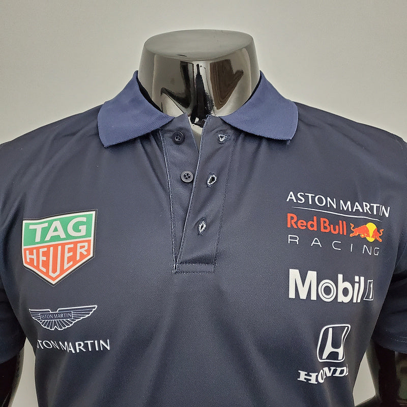 CAMISETA RED BULL RACING HONDA RBR - PÓLO - AZUL - FÓRMULA 1 - F1