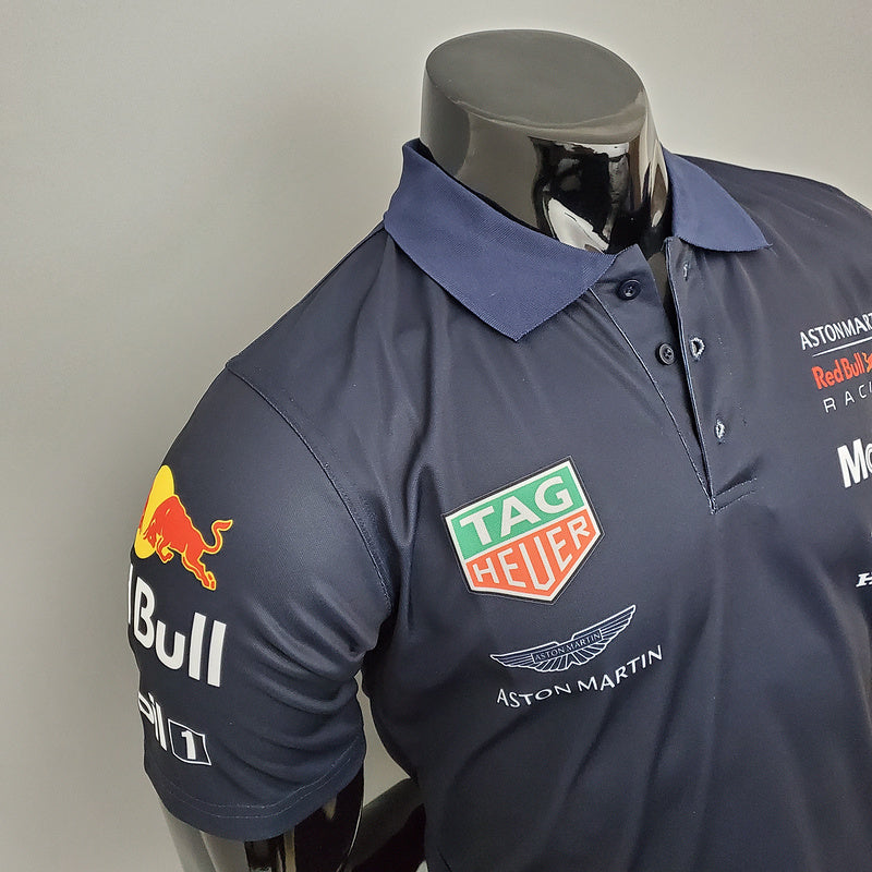 CAMISETA RED BULL RACING HONDA RBR - PÓLO - AZUL - FÓRMULA 1 - F1