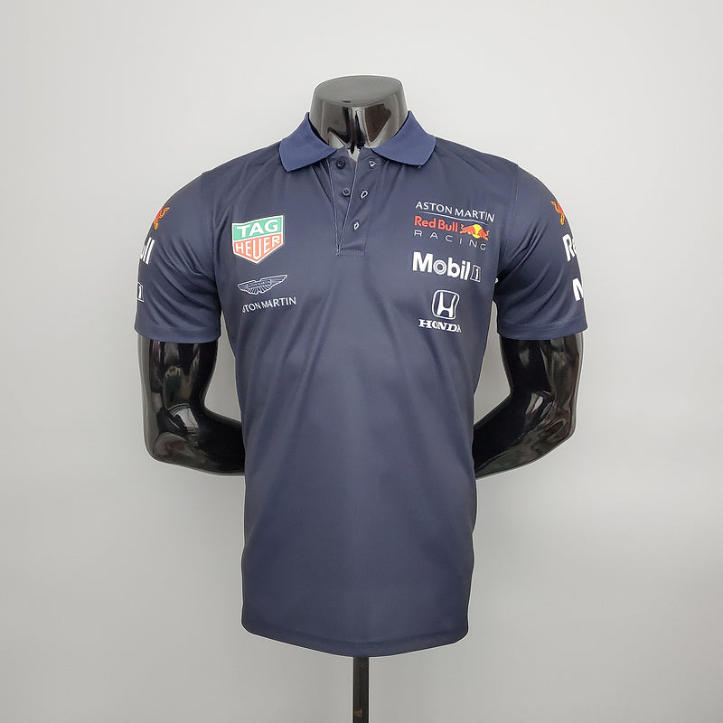 CAMISETA RED BULL RACING HONDA RBR - PÓLO - AZUL - FÓRMULA 1 - F1