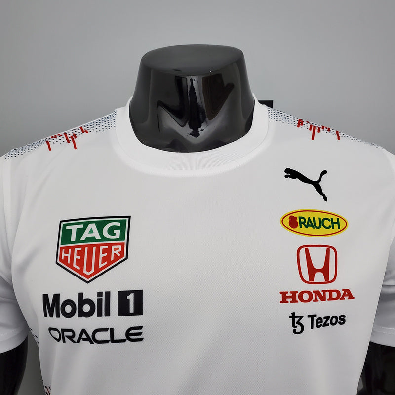 CAMISETA RED BULL RACING HONDA - BRANCA - FÓRMULA 1 - F1