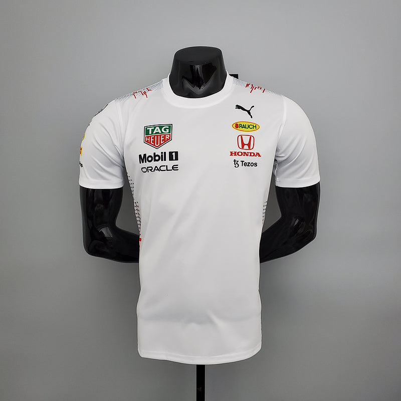 CAMISETA RED BULL RACING HONDA - BRANCA - FÓRMULA 1 - F1