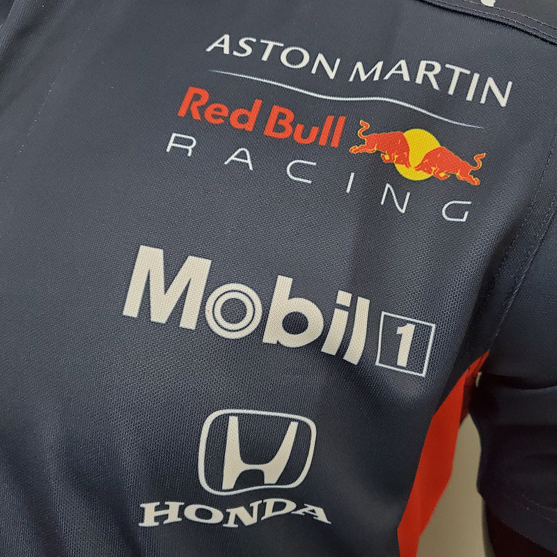 CAMISETA RED BULL RACING ASTON MARTIN - PÓLO - AZUL - FÓRMULA 1 - F1