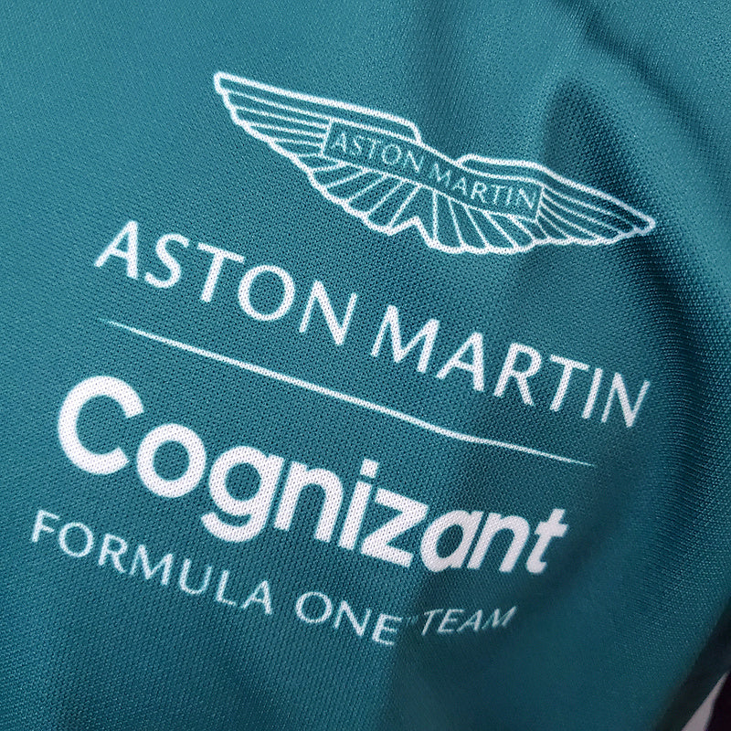 CAMISETA RED BULL RACING ASTON MARTIN - VERDE AGUA - FÓRMULA 1 - F1