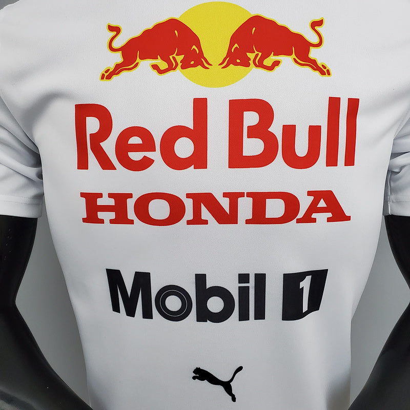 CAMISETA RED BULL RACING HONDA - BRANCA - FÓRMULA 1 - F1