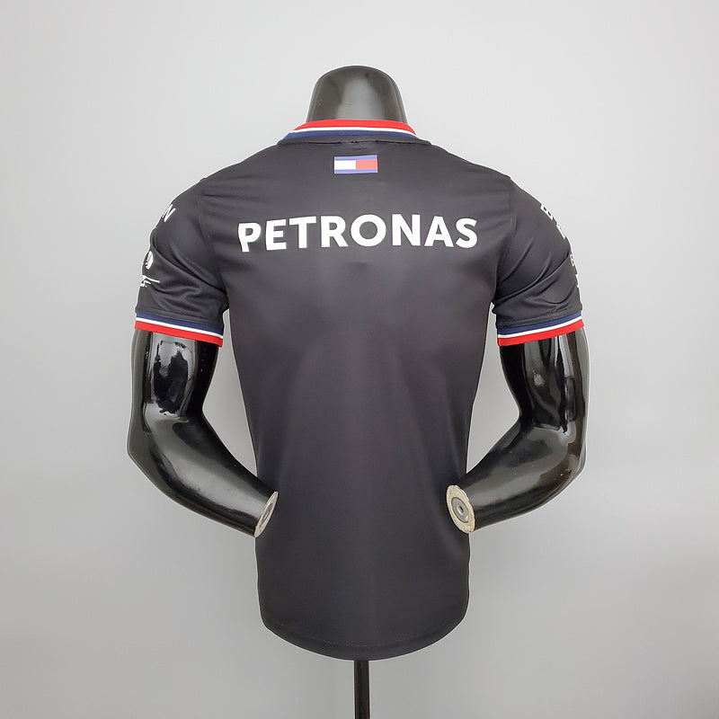 CAMISETA MERCEDES AMG PETRONAS - PRETA - FÓRMULA 1 - F1