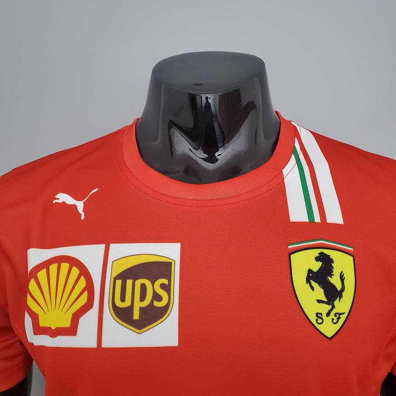 CAMISETA SCUDERIA FERRARI - VERMELHA - FÓRMULA 1 - F1