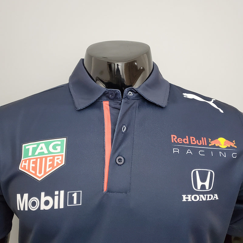 CAMISETA RED BULL RACING HONDA RBR - PÓLO - AZUL 2 - FÓRMULA 1 - F1