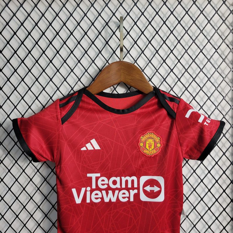 Body Bebê Manchester United 23/24 Casa