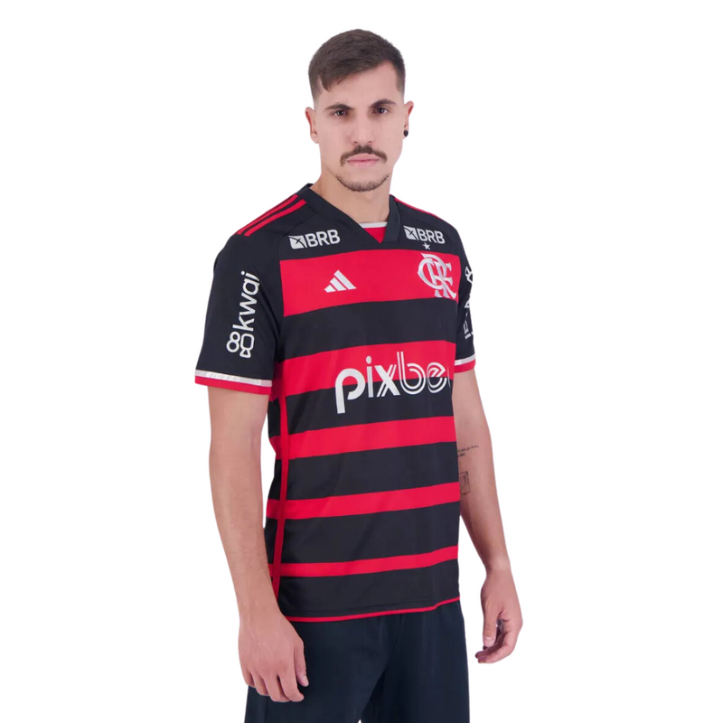 Camisa Adidas Flamengo I 2024 Com Patrocínio