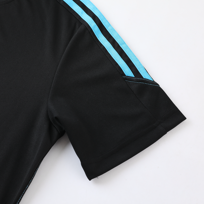 Conjunto Adidas Fitness Aero Masculino - Preto e Azul