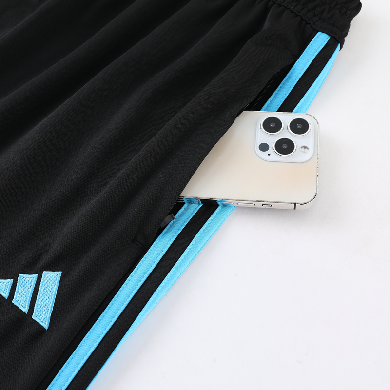 Conjunto Adidas Fitness Aero Masculino - Preto e Azul