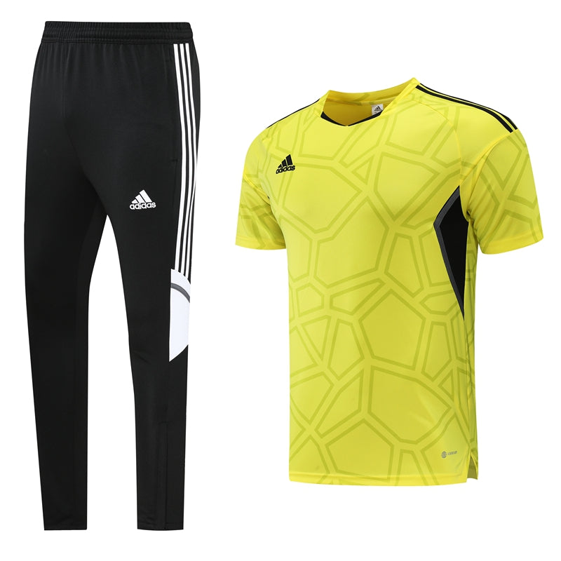 Conjunto Adidas Fitness Treino Masculino - Amarelo