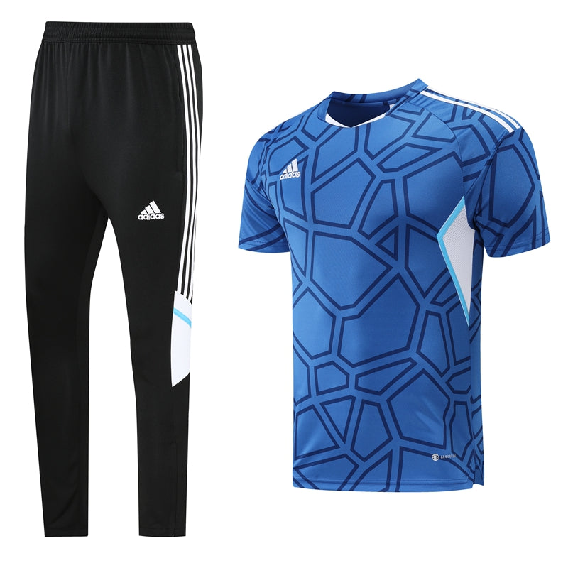 Conjunto Adidas Fitness Treino Masculino - Azul