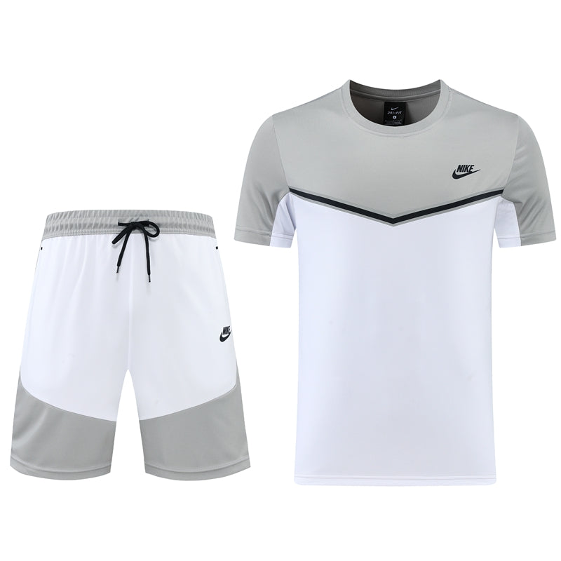 Conjunto Nike Fitness Treino Masculino - Cinza