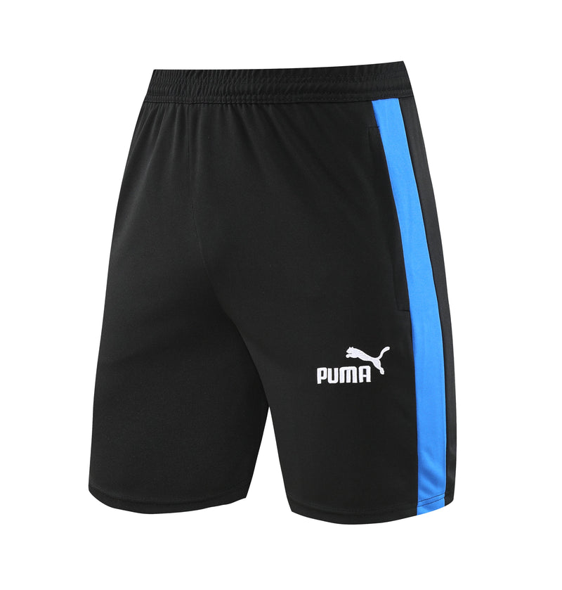 Conjunto Puma Fitness Treino Masculino - Preto e Azul