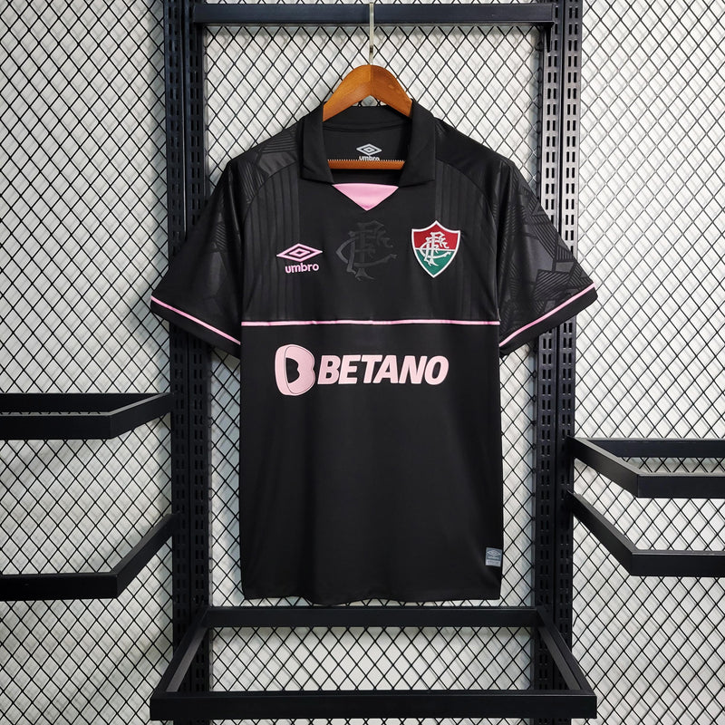 Camisa Oficial do Fluminense- 23/24 - Versão Torcedor - Personalizável - All Black