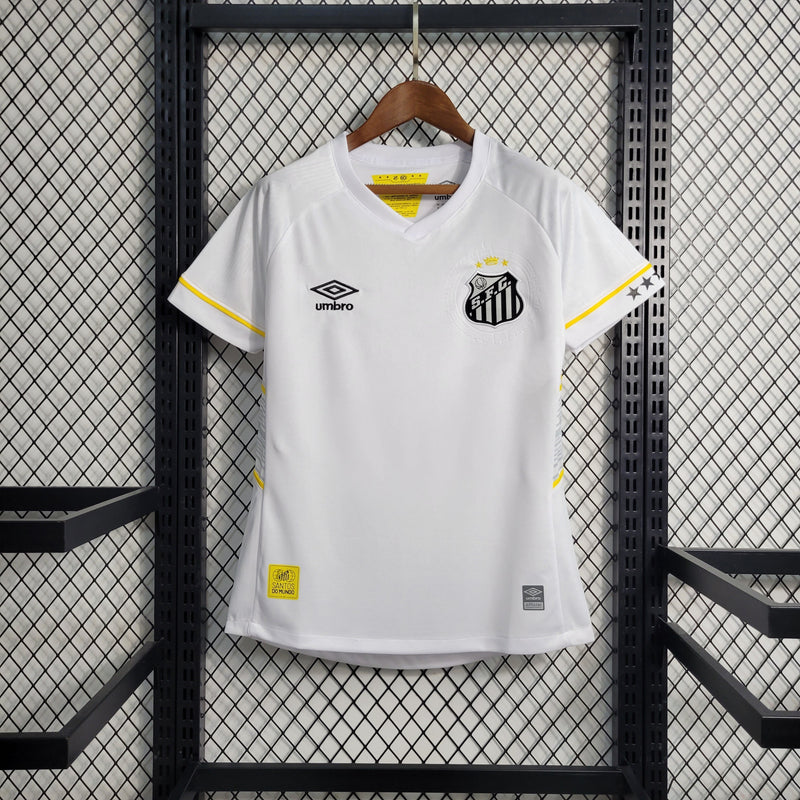 Camisa Oficial do Santos - 23/24 - Feminina - Versão Torcedor - Personalizável