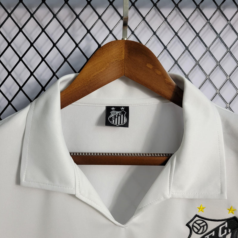 Camisa Oficial do Santos - 1970 - Retro - Personalizável