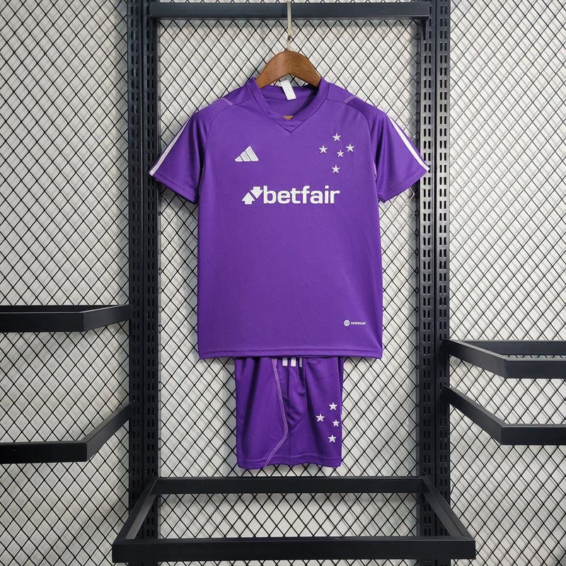 Uniforme Cruzeiro Treino  2023/24 Adidas Infantil