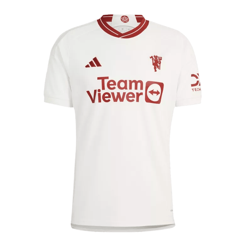 Camisa Manchester United III 23/24 - Branca Vermelha