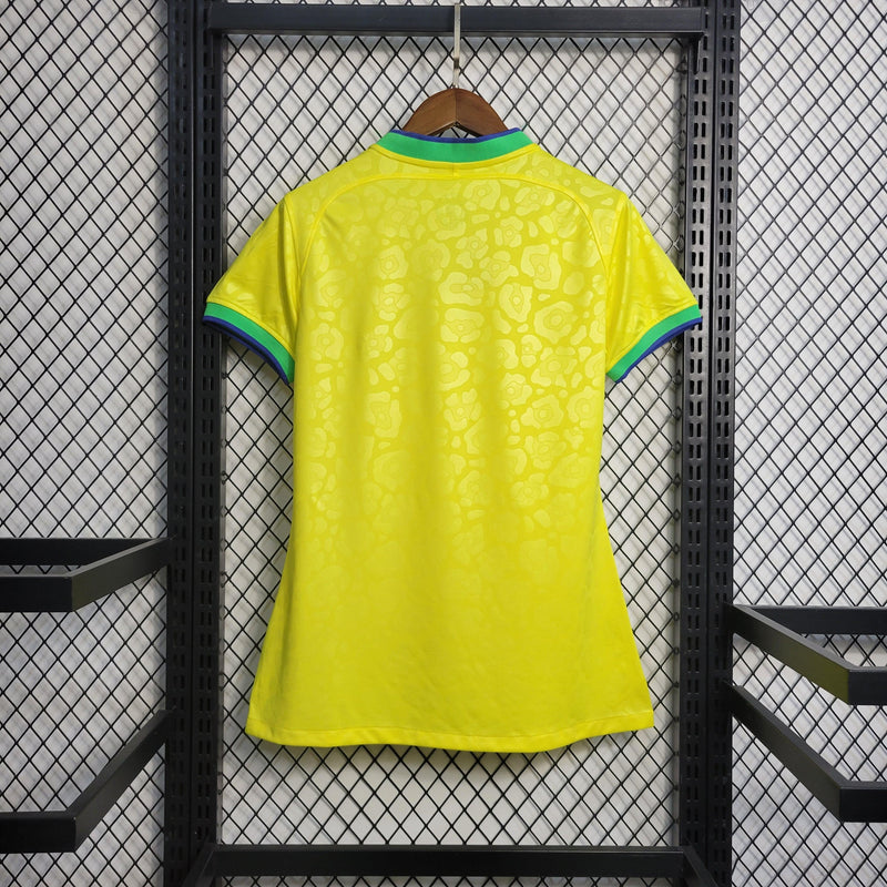 Camisa Brasil Nike I 2022-23 Torcedora Pro Feminina