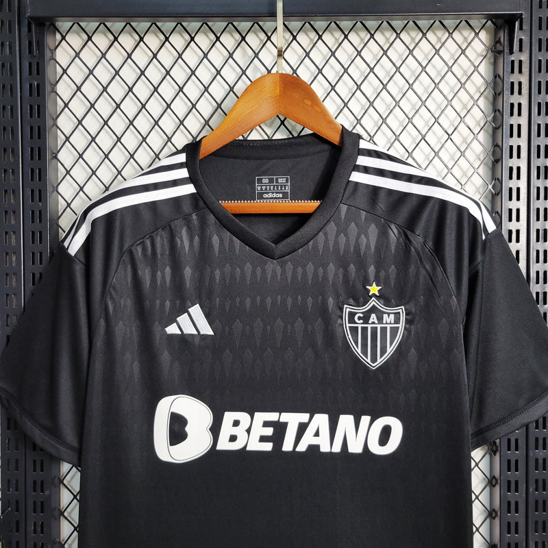 Camisa Oficial do Atlético Mineiro - 23/24 - Versão Torcedor - Personalizável - All Blacks