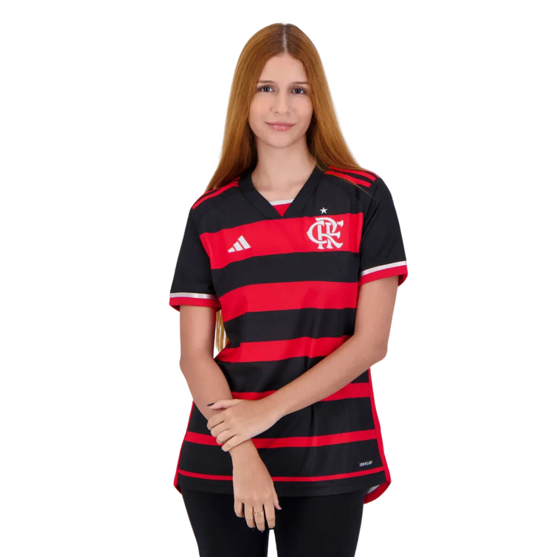 Camisa Adidas Flamengo I 2024 Feminina