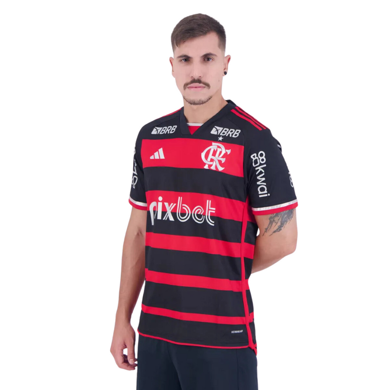 Camisa Adidas Flamengo I 2024 Com Patrocínio