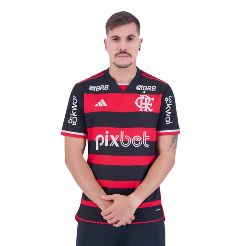 Camisa Adidas Flamengo I 2024 Com Patrocínio