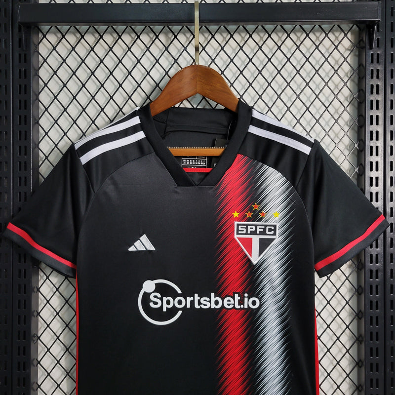 Uniforme São Paulo Third  2023/24 Adidas Infantil