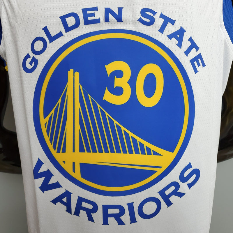 Regata NBA Golden State Warriors Curry 30 Association Edition Branca 2022 Nike