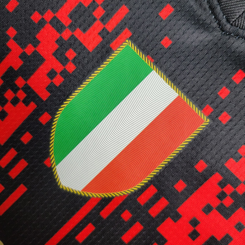 Kit Infantil AC Milan IIII 22/23 Puma - Vermelha e Preta