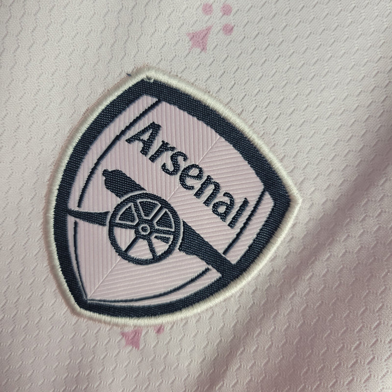 Kit Infantil Arsenal III 22/23 Adidas - Rosa