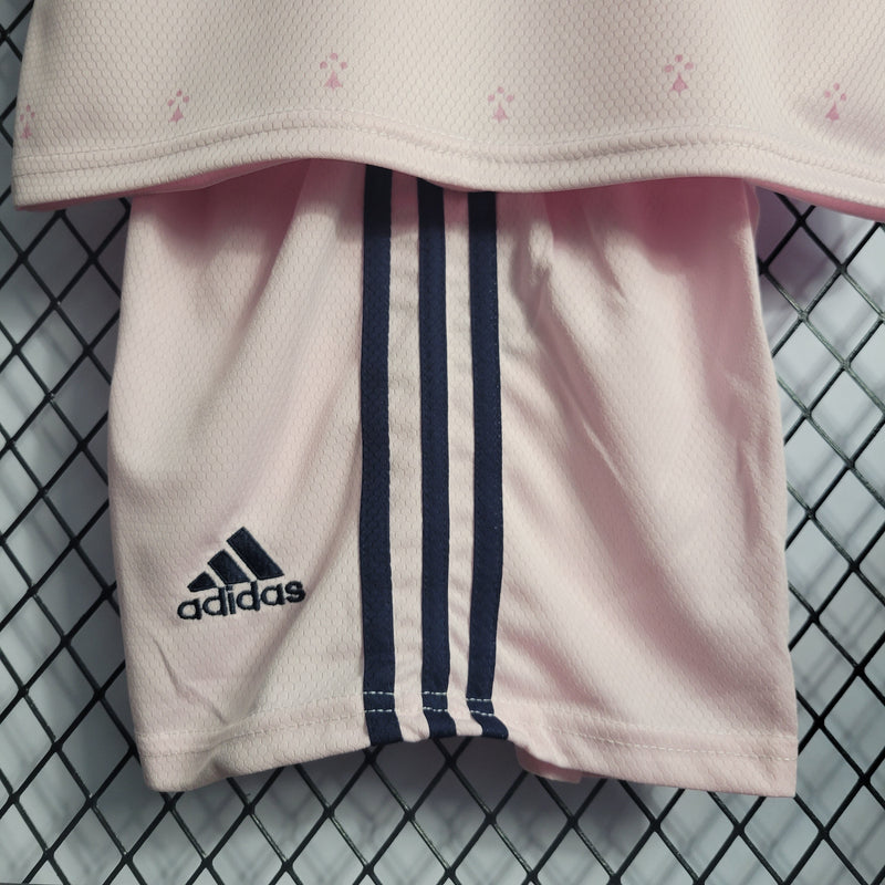 Kit Infantil Arsenal III 22/23 Adidas - Rosa