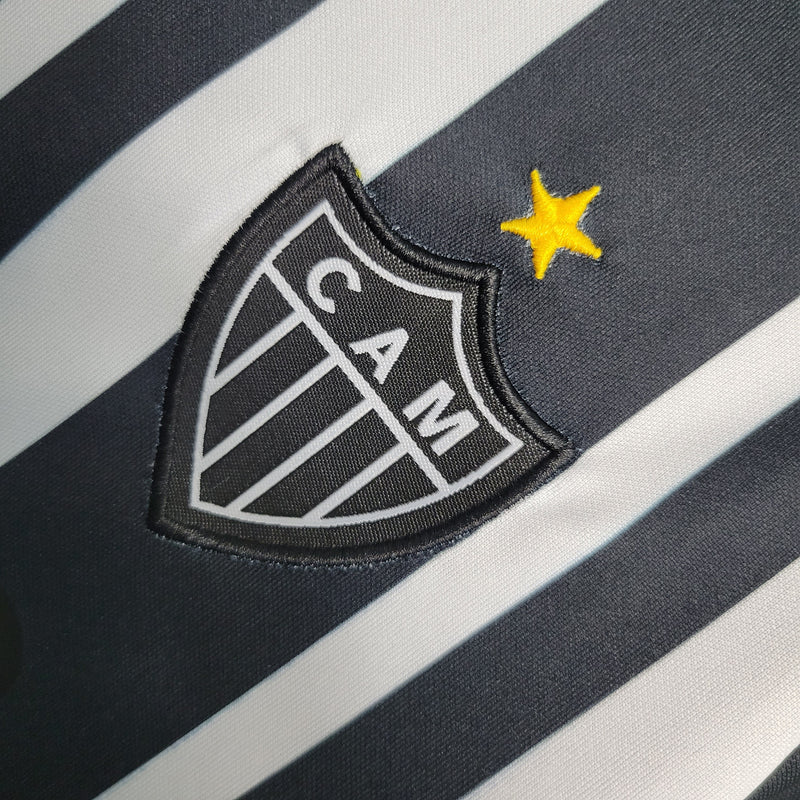 Kit Infantil Atlético Mineiro I 23/24 Adidas - Preto e Branco