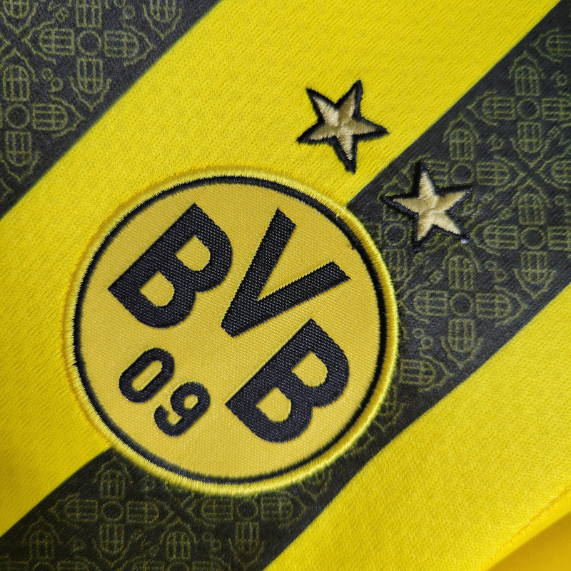 Kit Infantil Borussia Dortmund I 22/23 Puma - Amarela